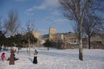 무너진 비잔틴제국의 성벽